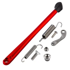 KTM XC 2008-2023 및 허스크바나 TE FE TX FX FS 2012-2023용 스프링 키트 포함 오토바이 주차 사이드 스탠, 08 Red B 17-22