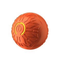 有趣的互動彈跳夥伴球 引力跳跳球 狗狗玩具 耐咬球 自動逗狗神器 自嗨解悶 電動小狗玩具 狗狗玩具耐咬laiwc, 橙色, 1個