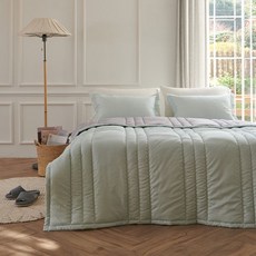 [르헤브] 레이지 고밀도 피치스킨 사계절이불 Q