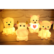 1+1루돌프 크리스마스인기 무드등 루돌프 하트토끼 당근토끼 곰돌이 고양이 동물캐릭터, LAM-67 리본곰돌이