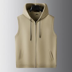 남성 간절기 후드 베스트 운동 패션 아우터 트레이닝 캐주얼 데일리 조끼