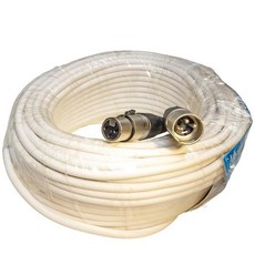 3 핀 XLR Male To Female 마이크 오디오 케이블, White, White