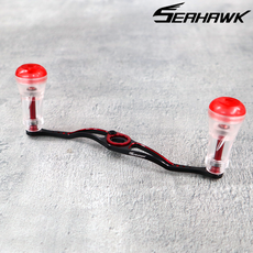 씨호크 BDAc 베이트릴 튜닝 더블핸들 초경량 AL 시마노 다이와 호환, 120mm S-A2 블랙/레드(고급형), 블랙/레드(고급형), 1개