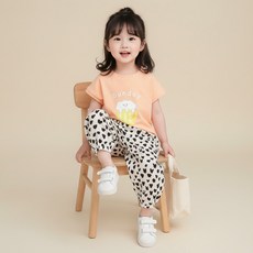 몽실이 쿨팬츠 여아반팔상하복