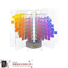 PCCS輕便型日本色研色立體座70740，色彩搭配學習工具，立體結構展示色彩關係