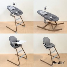 貝喜力克 4in1成長組合 搖椅x餐椅 - 四模式一組用到大 (0-12歲), 灰