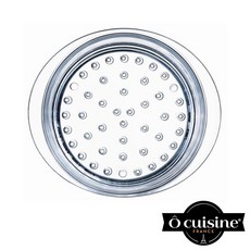 【O cuisine】耐熱玻璃蒸格 (湯鍋適用) - 透明可視，耐熱安全，適用多種鍋具, 1個, 24cm, 24cm