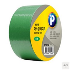 직코몰 컬러 마스킹 테이프 녹색 48x10m M4810G 종이테이프