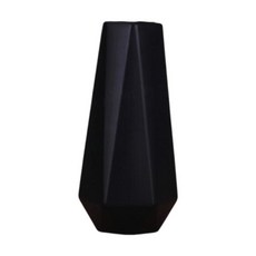 YSSHOP 수경재배 꽃병 꽃꽂이 휴대용 패션 장식용 꽃병 식물 꽃 용기 책장 사무실 거실용, 플라스틱, 검은색