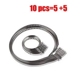 야마하 아프릴리아 두카티 2025용 10/20 st Justerbara drivaxel CV-knutskyddsklämmor i rostfritt stål (, 02 10pcs