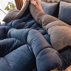 극세사 차렵 겨울 이불 두툼 벨벳 침구 두꺼운 침구류