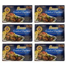 프레스코 훈제굴, 85g, 6개