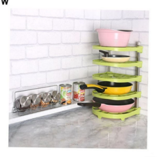 주방 후라이팬 정리대 다용도 세로형 정리함 싱크대 후라이팬 수납 칸막이 공간활용 스탠드형 선반형, 화이트