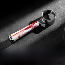 커피 머신 핸들 바텀리스 안정 추출 개조 도구, 16. 51mm---3개의 귀(Dongling)||과일, 기본