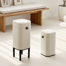 올리 에어락 냄새차단 기저귀쓰레기통 자동센서휴지통 센서쓰레기통, 화이트