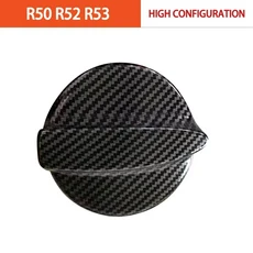 유니온 잭 자동차 연료 탱크 캡 커버 스티커 미니 쿠퍼 R50 보호 쉘 외관 액세서리, 03 Carbon FiberPattern