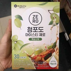 맥널티커피 청포도 아이스티 제로, 390g, 1개