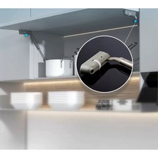 德國SUSPA撐桿 上掀緩降撐桿 五檔調節 安全撐桿 櫥櫃五金, 1個, 標準型80N