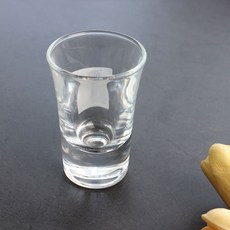 유리 핫샷 34ml VV 스트레이트잔 술잔 글라스 유리컵, 유리 핫샷 34ml (182569), 1개