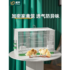 이동식 병아리집 메추리 병아리 케이지 가정용 사육장 닭장 철제