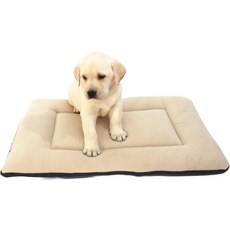 강아지 침대 상자 패드 24인치 L x 18인치 W 개집 세탁기 세탁 가능 전체 양면 반려동물 매트, 24x18”, Gray