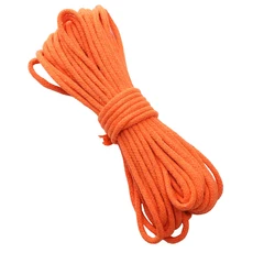 100% 순면 꼬임 끈 4mm 마크라메 면 끈 DIY 팔찌 열쇠고리 장식품 공예용, 03 4mm x 5meters, 16 orange