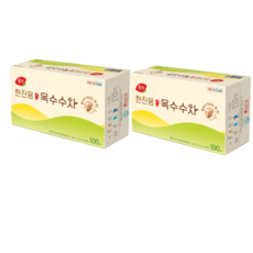 동서 한잔용 옥수수차 100Tx2개, 150g, 100개입, 2개