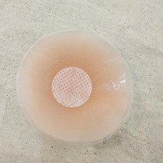 여자 재사용 가능 원형 니플밴드 가슴가리개 1쌍, 1개