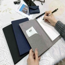 왼스토어 리갈패드 바인더 A5노트패드, Mini-버건디