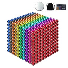 Sj Neocube磁鐵球磁5mm 1000EA, 彩虹