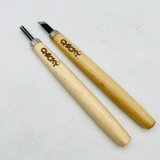 日本製 道刃物 CHICKY 雕刻刀 青紙2號鋼付 木工 木雕