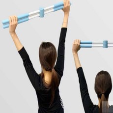 온지니 십자 스트레칭봉 등펴기운동