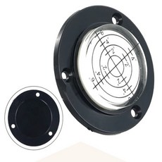 시크리트몰 원형 수평기 수평계 고정형 49mm (피스별매), 화이트, 1개