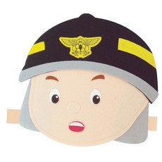 역할놀이머리띠 직업 소방관 1개입 어린이집 선생님 놀이학교