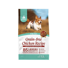 毛孩時代 無穀雞肉全犬糧 85%動物性蛋白質, 1.5kg, 1個, no this value