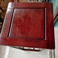 實木花架客廳落地式仿古花架盆景架新中式裝飾民宿辦公室地麵簡易盆栽架子 花盆架 植物架 盆栽架 擺件置物架, 巴西花梨木83厘米高胡桃色