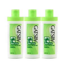 GATSBY 프리 쉐이브 젤 140ml 3개