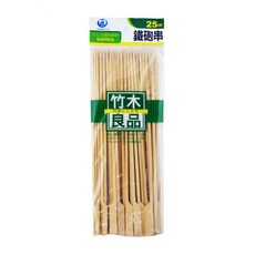 鐵炮竹串25cm 烤肉串 竹籤 玉米串 竹串 燒烤串, 1個