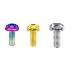 RISK TC4鈦合金水壺架螺絲 M5x12mm, 1個, 炫彩