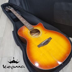 卡馬吉他 Kepma F1 GA 40吋 面單板漸層色民謠木吉他 (含原廠厚袋), 1個