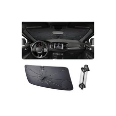 LUWU 2025 2026 Equinox 앞유리 햇빛 가리개 우산 접이식 UV 블록 전면 창문 가리개 2019-2026 및 블레이저 액세서리에 적합 단열 자동차 [드로스트링, 듀랑고 2011- 2025 2026