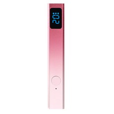 16W 便攜充電式手持美甲燈 適用於穿戴甲, 1個, 粉色 大功率高容電池