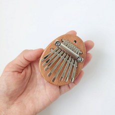 휴대용 초미니 칼림바 타원형 미니악기 음악교구, 본상품선택, 1개