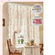 기숙사 자취방 침대가림막 가리개 암막용 룸패브릭커튼 부착형