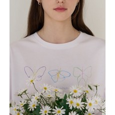 매장정품 DRAW FIT 드로우핏 DRAWFIT WOMEN 수피마 실켓 프시케 그래픽 티셔츠 [WHITE] DFWMTS5204WH 785230