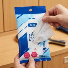 닛타쿠 일회용 탁구러버 클리너 파인클로스 티슈클리너(20매), 파인클로스 20매