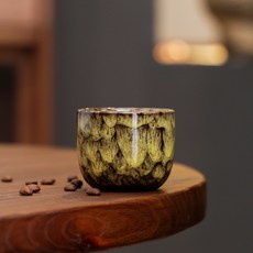 해피유통수제 도자기 에스프레소 컵 150ml 빈티지 스타일 커피잔 - 7.3cm 직경 5.8cm 높이, 스타일 4