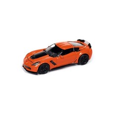 경상 (Kyosho) AUTO WORLD 1/64 쉐비 코벳 Z06 세브링 오렌지/블랙 AWSP165A