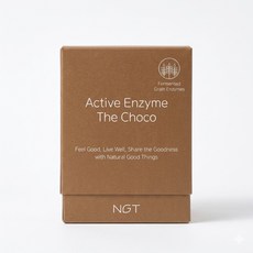 NGT Active Enzyme The Choco 穀物發酵酵素, 1個, 30份