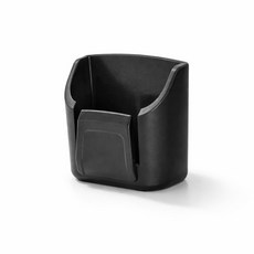 車用鑰匙收納盒 穩固黏貼 適用多車型, 黑, 1個